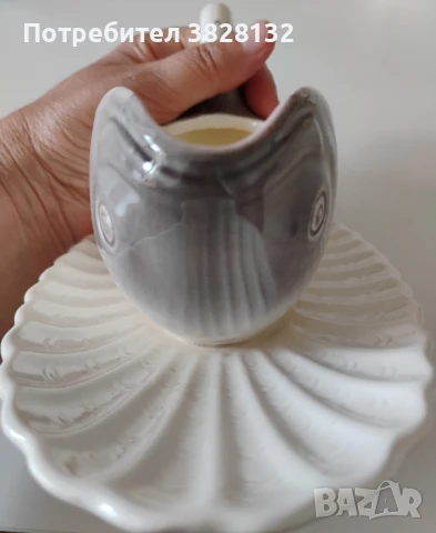 ретро порцеланов сервиз за риба, снимка 6 - Други ценни предмети - 51283656