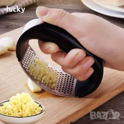 Ръчна преса за чесън от неръждаема стомана, снимка 4 - Други - 39433544