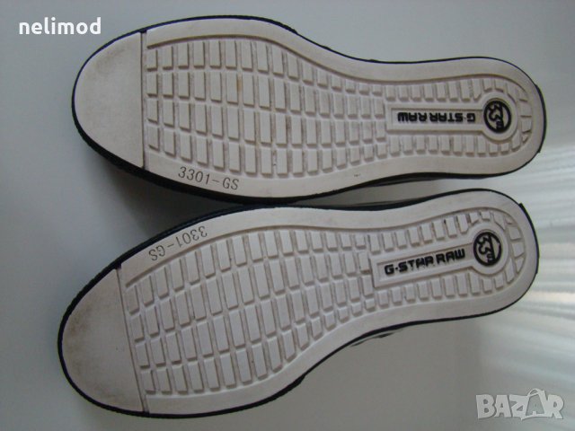 G - STAR RAW 3301 оригинал , UNISEX  намалени на 65,00 лв size UK 6  39номер  25 см стелка, снимка 2 - Кецове - 26335425