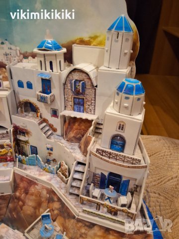 3D макет на остров Санторини Cubic Fun, снимка 2 - Декорация за дома - 43812986