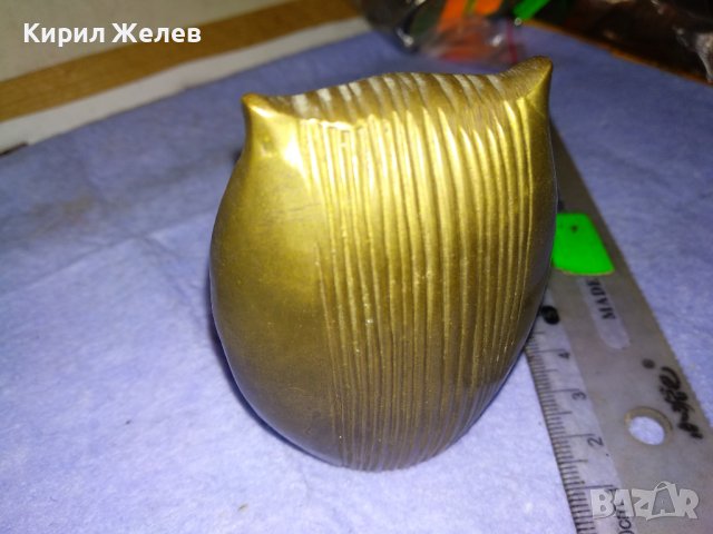 МАСИВНА БРОНЗОВА ФИГУРКА СТАТУЕТКА на БУХАЛЧЕ За ДОМАШНА УКРАСА КОЛЕКЦИЯ 41395, снимка 4 - Колекции - 43887945