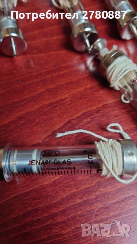 Ретро немски стъклени медицински спринцовки JENAER 5 ml,ГДР. 7 броя, снимка 2 - Медицински консумативи - 43865852
