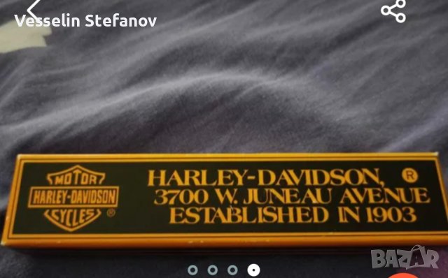 Химикалка Harley Davidson , снимка 1 - Антикварни и старинни предмети - 43799538