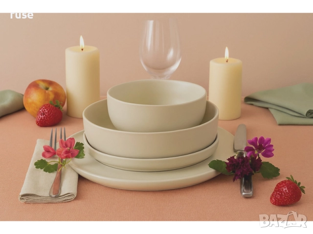 НОВ! Сервиз за хранене 8 части 2 души MÄSER Austria Два цвята, снимка 12 - Сервизи - 52559059