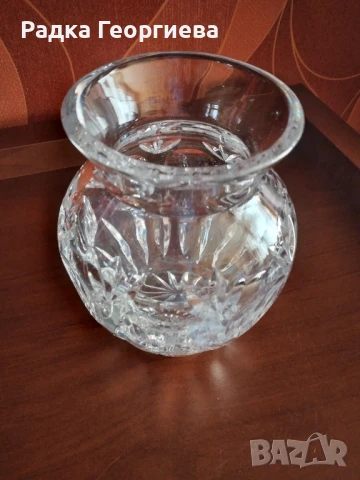 Кристална ваза, снимка 3 - Декорация за дома - 51347410