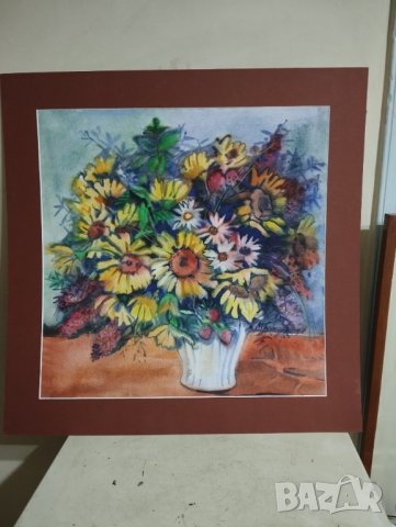 картина-цветя, снимка 2 - Картини - 43553533