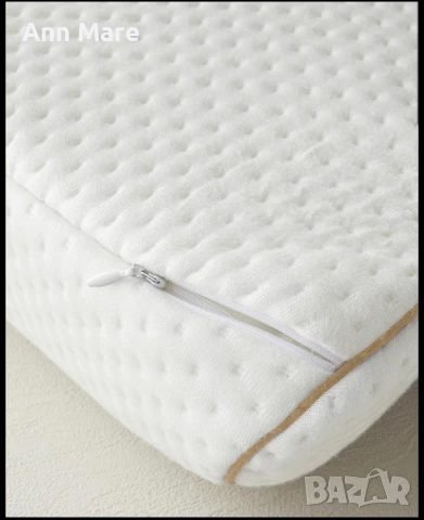 Hıgh Orthopedic Visco Pillow 55x40x13 Cm White, снимка 4 - Възглавници - 50691523