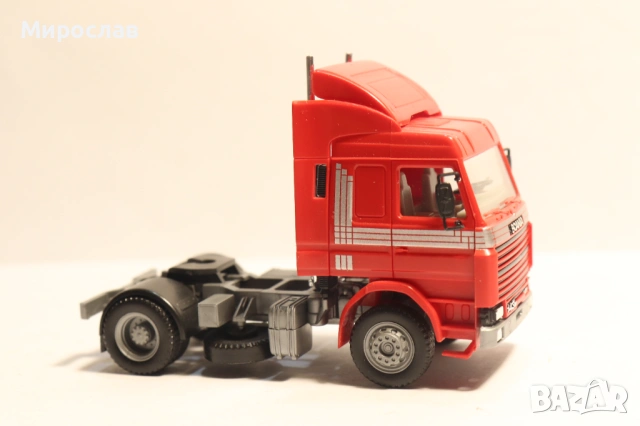 HERPA H0 1/87 SCANIA ВЛЕКАЧ КАМИОН МОДЕЛ КОЛИЧКА, снимка 4 - Колекции - 53385129