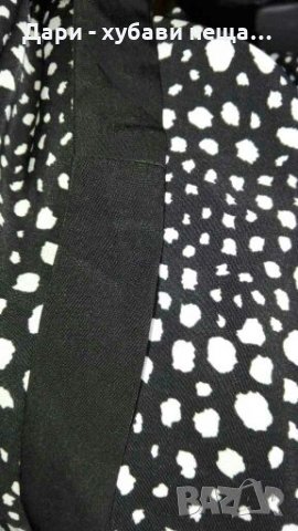 Елегантна рокля в черно и бяло👗🌹M/L,L👗🌹арт.1132, снимка 5 - Рокли - 33408793