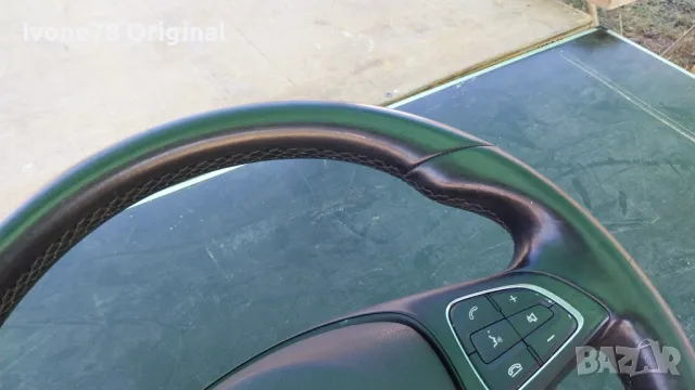 ПРОМОЦИЯ Трилъчев волан от естествена кожа за MERCEDES C, снимка 4 - Аксесоари и консумативи - 49519476