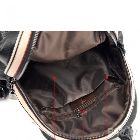 Дамска раница Black 1114, снимка 6 - Раници - 43055302