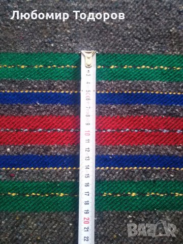 Стара ръчно тъкана пътека - 2 -, снимка 4 - Пътеки - 33548355