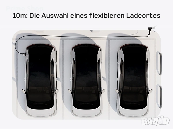 dé Кабел за зареждане на електромобили Тип 2, 22 kW, 10м, 32A, снимка 9 - Аксесоари и консумативи - 53568665
