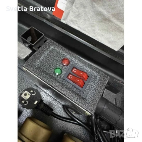 Лепачка в метален куфар 2500W, снимка 5 - Други инструменти - 51220750