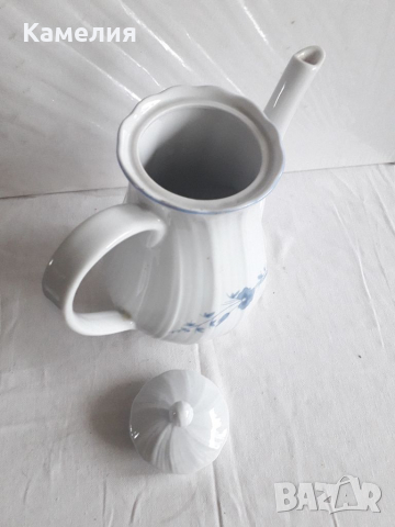 Български порцеланови чайник, снимка 3 - Аксесоари за кухня - 36518359