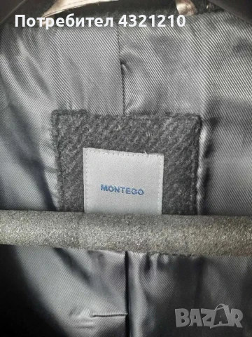 Мъжко палто Montego N52/ L, снимка 3 - Палта - 50689032
