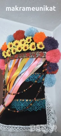 Кукерска маска, гугла, ръчна изработка, уникат, Новодел, Сурва, Кукерландия, снимка 4 - Колекции - 42880006