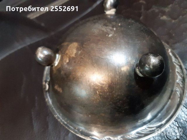 Посребрен WMF съд, снимка 3 - Антикварни и старинни предмети - 34772005