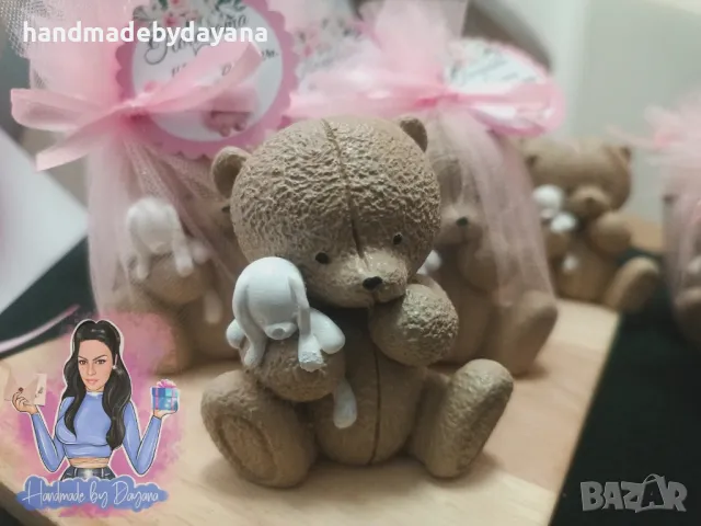 Подаръчета за гости - мече със зайче , снимка 2 - Декорация - 48593129