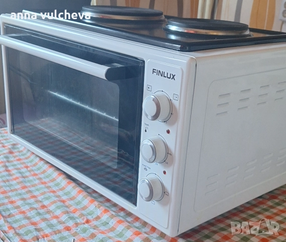 Електрическа мини фурна с котлони Finlux – втора употреба, снимка 1
