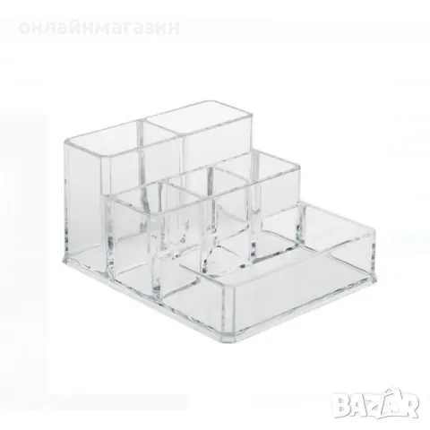 Прозрачен акрилен органайзер за грим – стил и удобство в едно, снимка 1