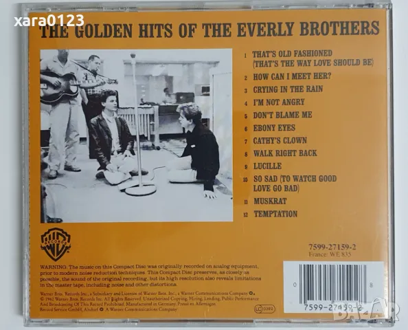 The Everly Brothers – The Golden Hits Of The Everly Brothers, снимка 2 - CD дискове - 48696498