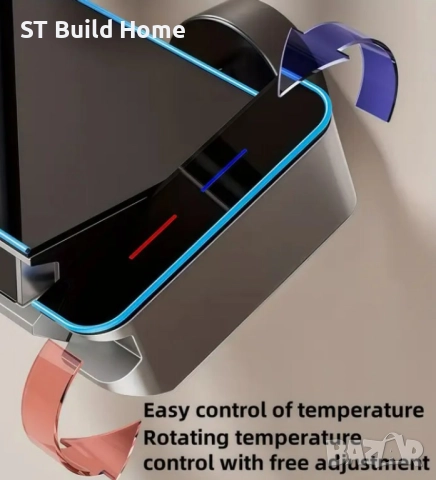 Луксозна Душ Система с Дигитален Дисплей и LED Светлини, снимка 5 - Душове - 51486857