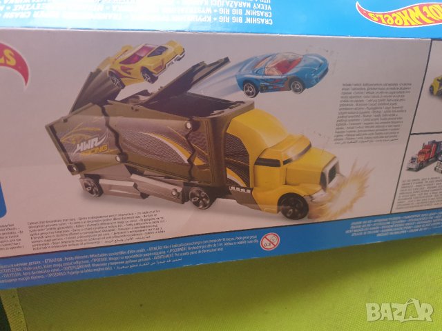  Камион за катастрофи Hot Wheels , снимка 3 - Коли, камиони, мотори, писти - 39574417