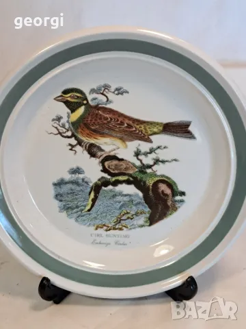 английска порцеланова чиния с птица Portmeirion  25/2
