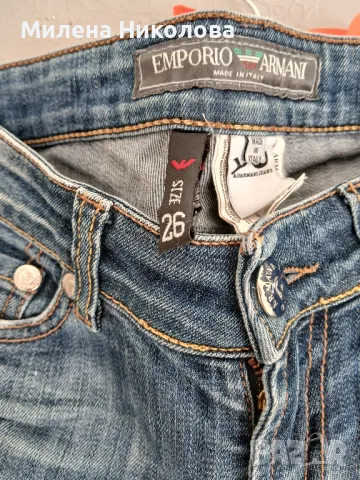 Слим Дънки Armani 26, снимка 3 - Дънки - 49872151