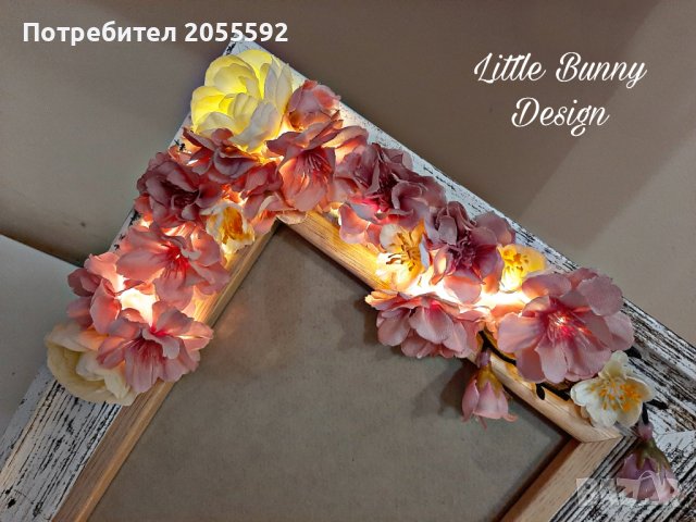 Декорирана рамка за снимка или текст покана за кръщене/сватба, снимка 7 - Декорация за дома - 37912448