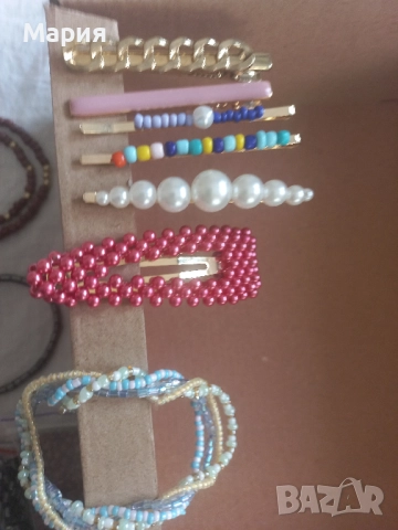 Мъниста хематит, фиби, брошки, гривни, снимка 5 - Гривни - 52845900