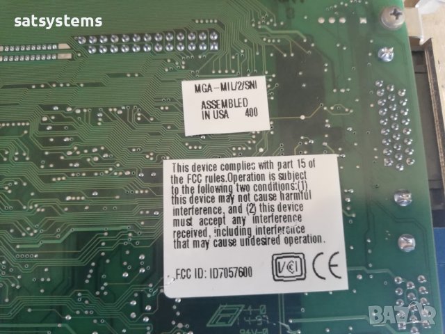  Видео карта Matrox MGA-MIL/2/SNI 576-04 REV.A 2MB PCI, снимка 8 - Видеокарти - 38774824