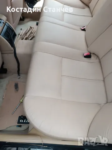 Задни кожени седалки за БМВ/BMW e39 седан, снимка 4 - Части - 49276893