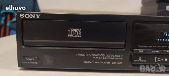 CD player Sony CDP-M27, снимка 3 - Аудиосистеми - 53271053