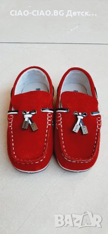 Бебешки Моксаини за момче от велур в 3 цвята №20-№25, снимка 4 - Бебешки обувки - 33523321