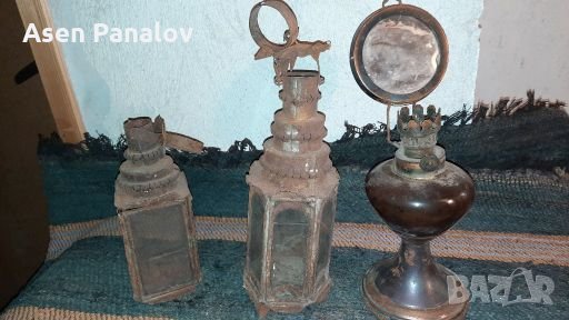 Стари фенери лампи, снимка 4 - Други ценни предмети - 28396891