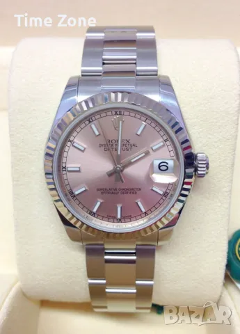 Rolex Datejust 36mm Two Tone Yellow Gold Champagne Dial Automatic Дамски Различни Варианти, снимка 13 - Дамски - 48183135