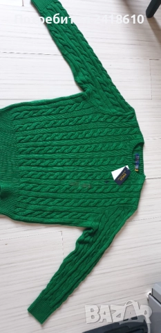 POLO Ralph Lauren Cable Cotton / Knit Mens Size L НОВО! ОРИГИНАЛ! Мъжки Пуловер!, снимка 12 - Пуловери - 51572409