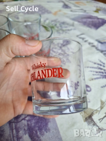✅8 БР. СТЪКЛЕНИ ЧАШИ ЗА УИСКИ - HIGHLANDER❗, снимка 7 - Чаши - 52469438