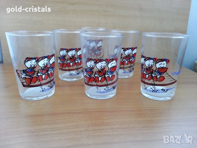  стъклени чаши детски , снимка 3 - Антикварни и старинни предмети - 32737954
