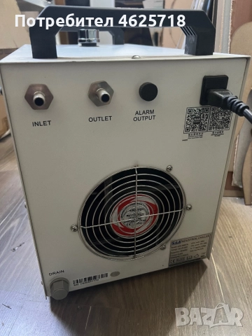 Чилър за охлаждане на CO2 лазер CW-3000, снимка 2 - Стругове - 52263493