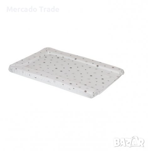 Подложка за повиване Mercado Trade, За бебета, Универсална, Бял на звезди, снимка 2 - Бебешки легла и матраци - 40013027