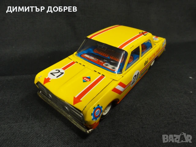 СТАРА РЕТРО СОЦ GDR DDR МЕТАЛНА ИГРАЧКА АВТОМОБИЛ КОЛИЧКА OPEL REKORD EHRI , снимка 11 - Колекции - 50591813