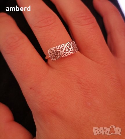 Сребърен пръстен - модел R114