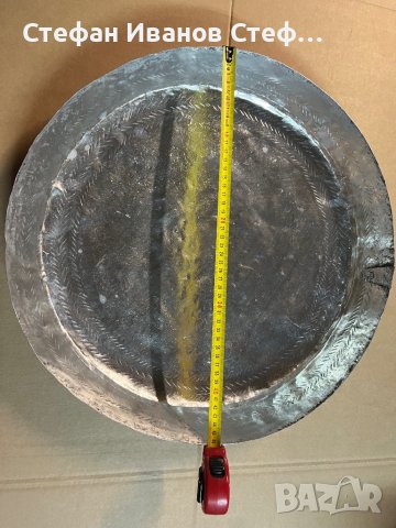 Медни старинни тави, снимка 2 - Други ценни предмети - 43707985