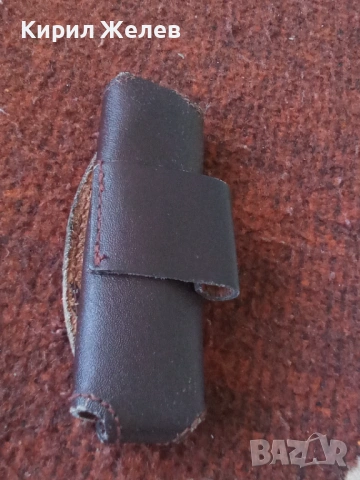 Сгъваем нож с кожен калъф 53693, снимка 3 - Колекции - 53474479