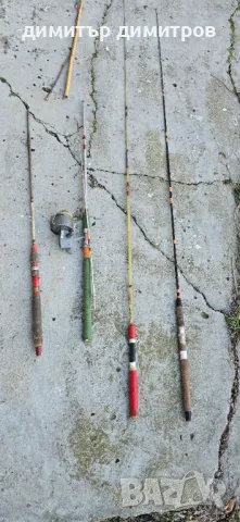 ретро въдици 5 броя, снимка 5 - Въдици - 48844303