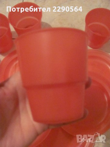 Комплект от 6 чинийки и 6 чаши - България, снимка 2 - Други - 35366331
