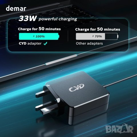 CYD 33W захранващ адаптер за лаптоп Asus, снимка 4 - Кабели и адаптери - 43312731